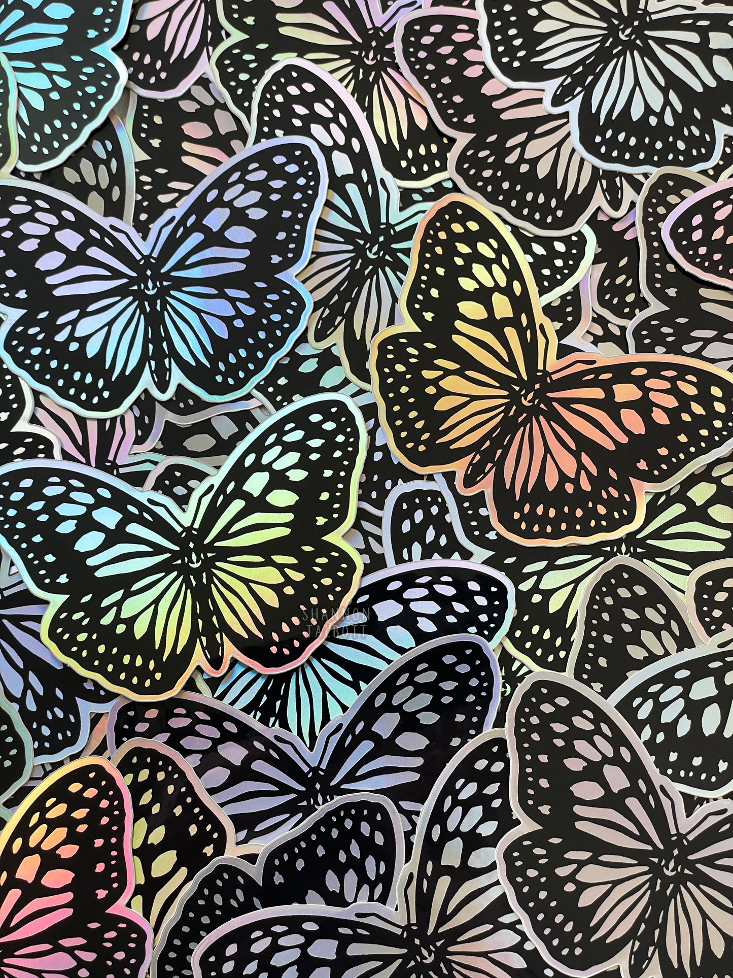 Butterfly Holographic Sticker