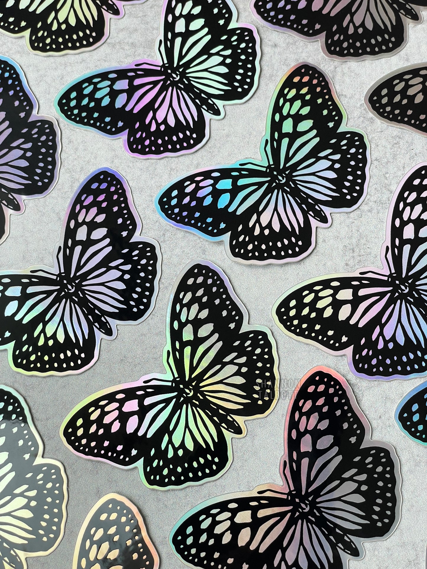Butterfly Holographic Sticker