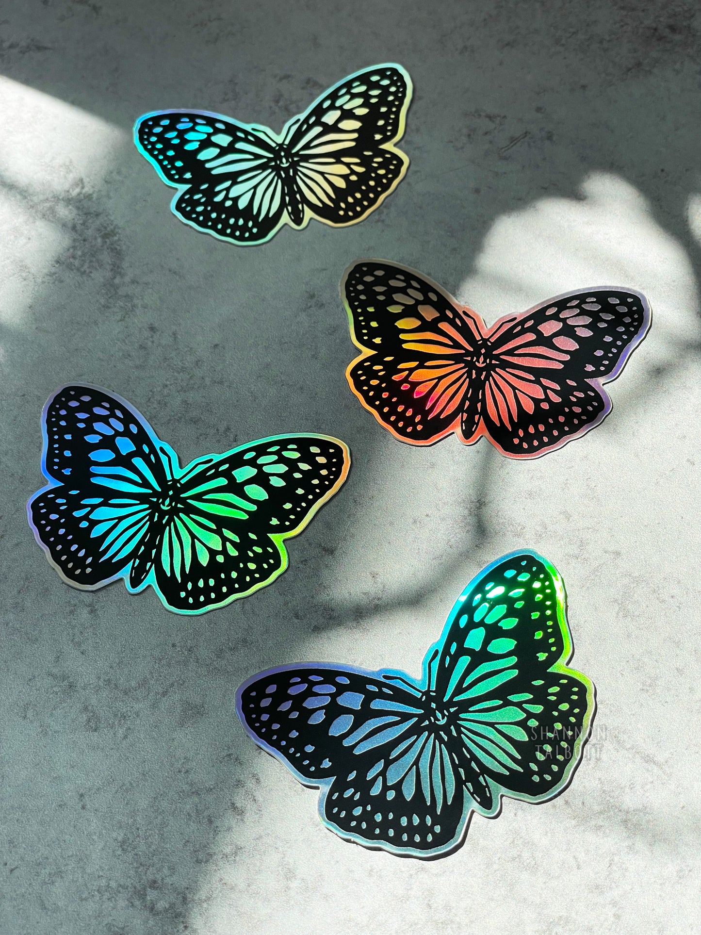Butterfly Holographic Sticker