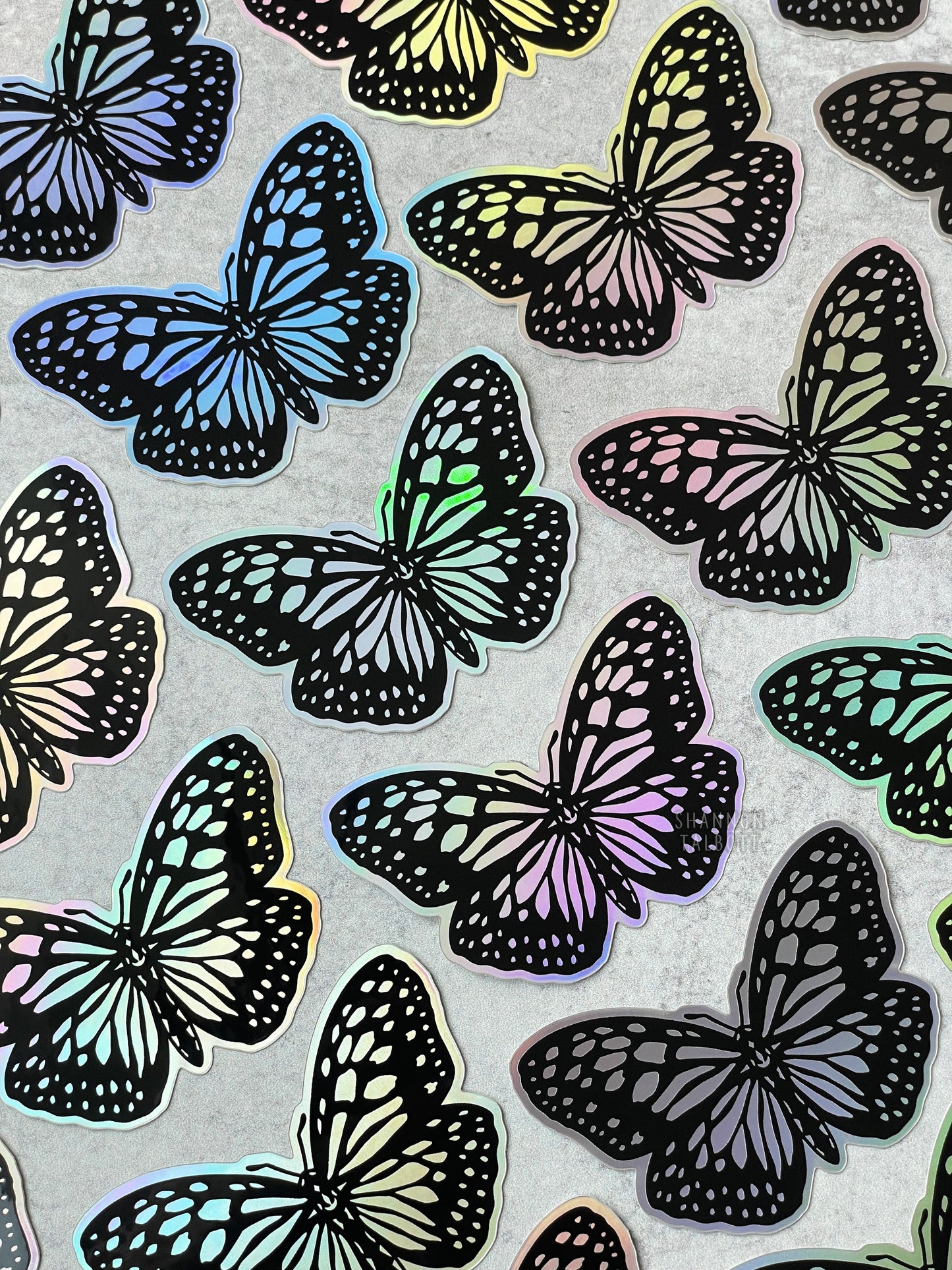 Butterfly Holographic Sticker