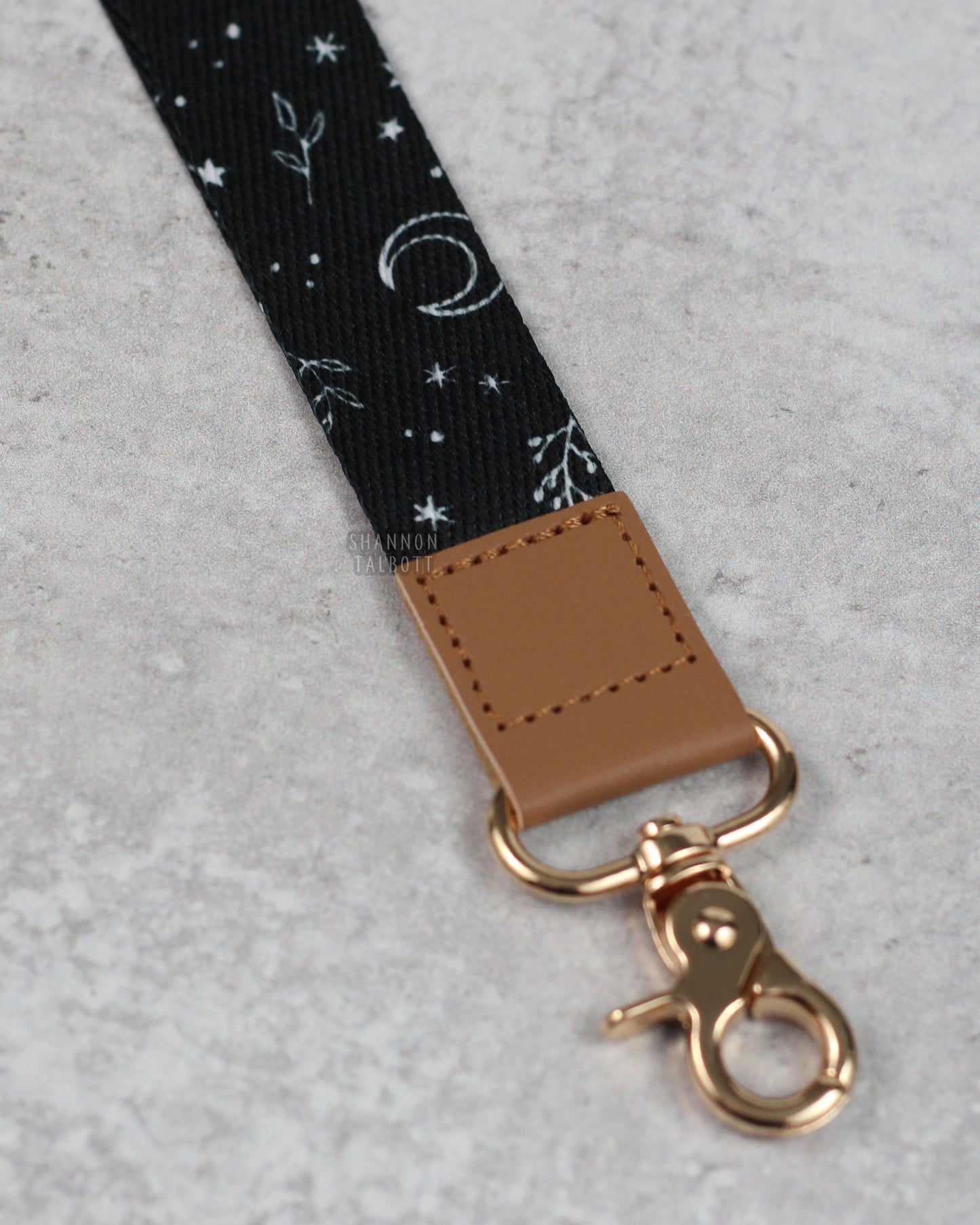 Moon & Stars Lanyard Keychain