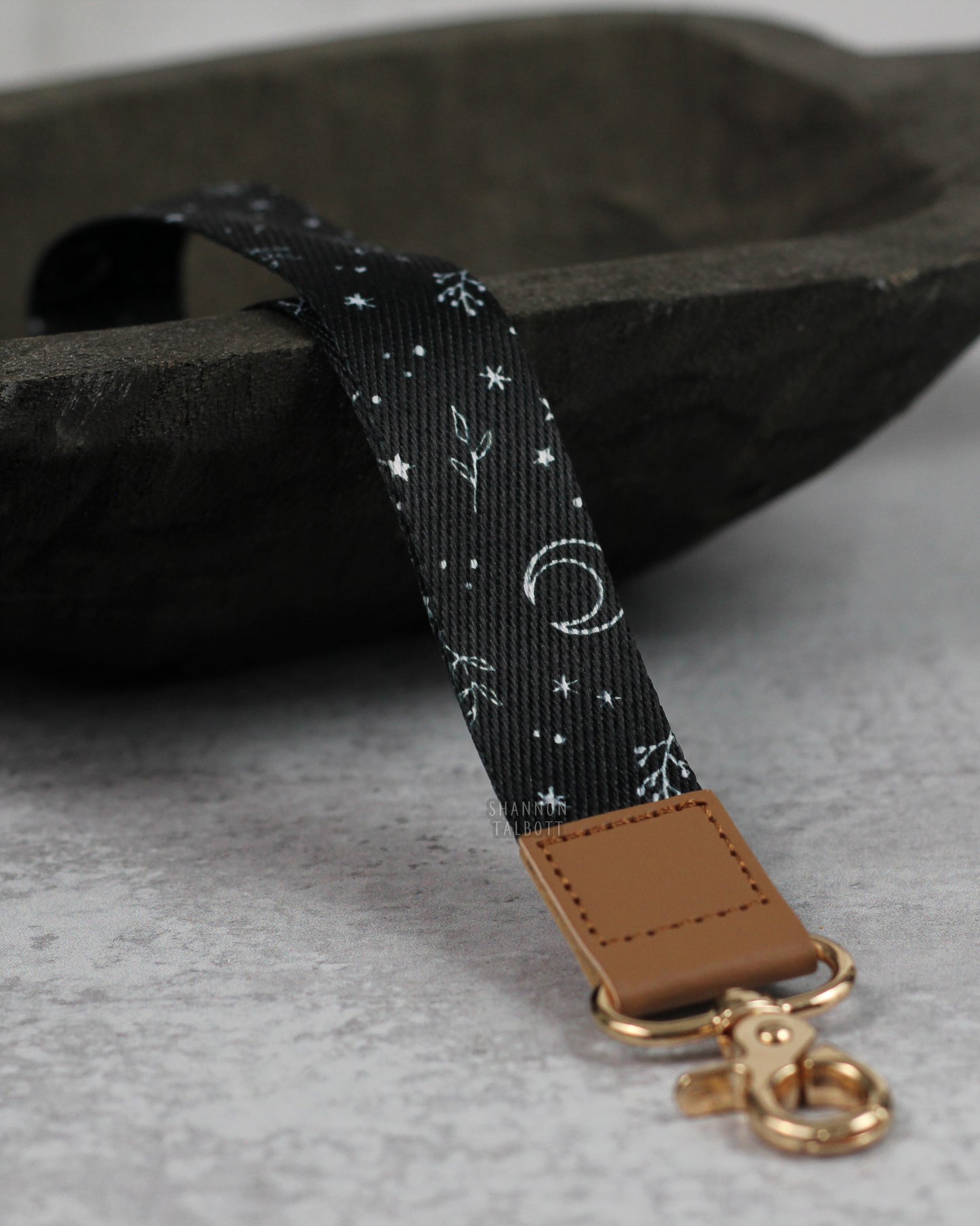 Moon & Stars Lanyard Keychain