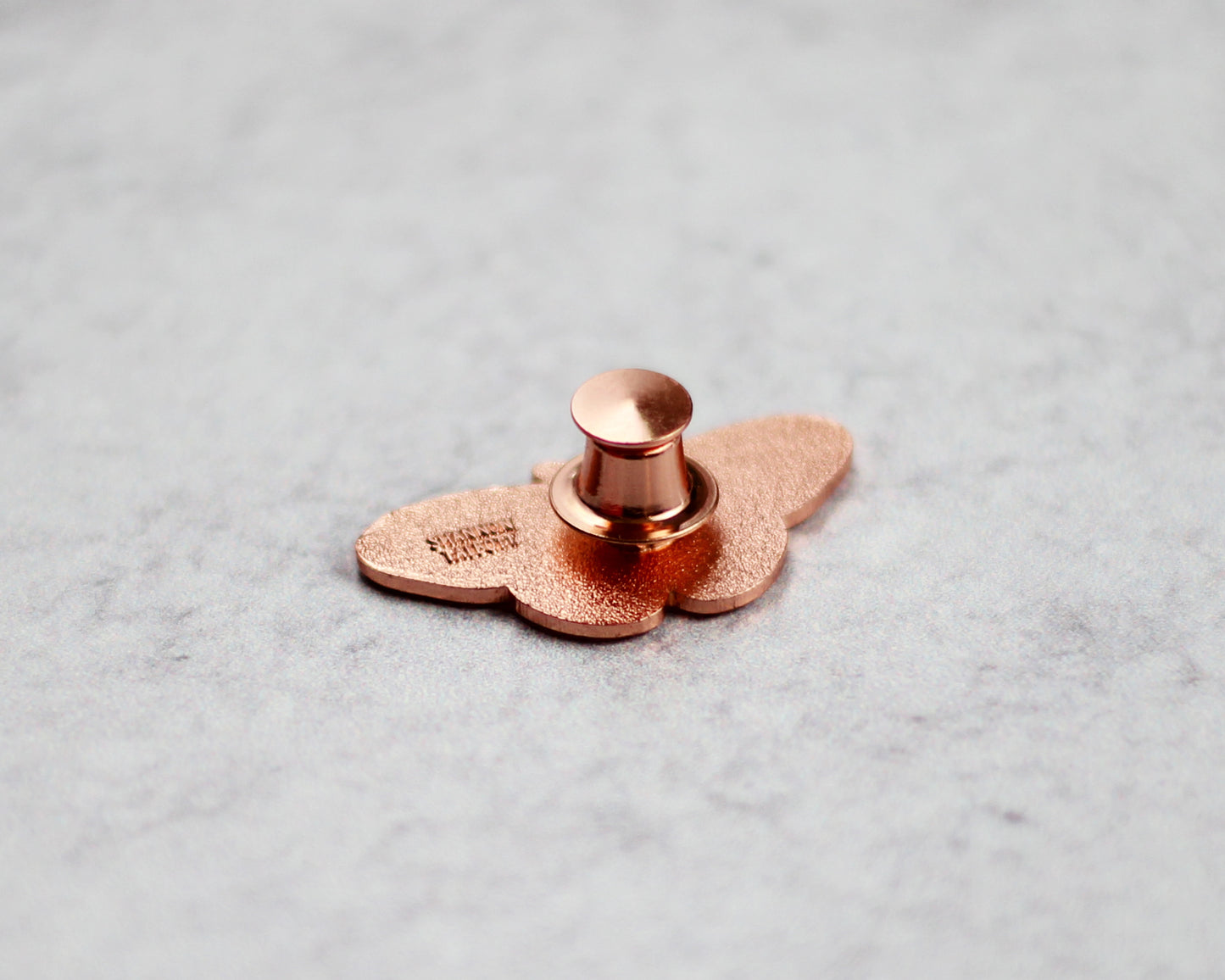 Set of 5 Rose Gold Tie Tack Locking Pin Backs