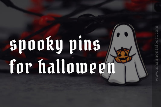 Spooky Enamel Pins for Halloween