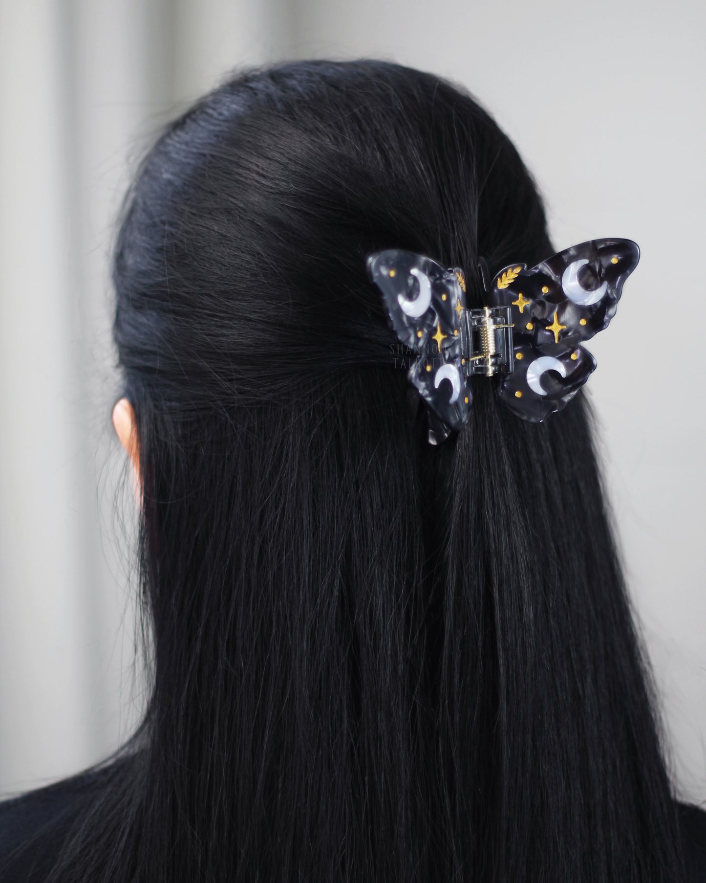 Midnight Moth Hair Claw - Gold