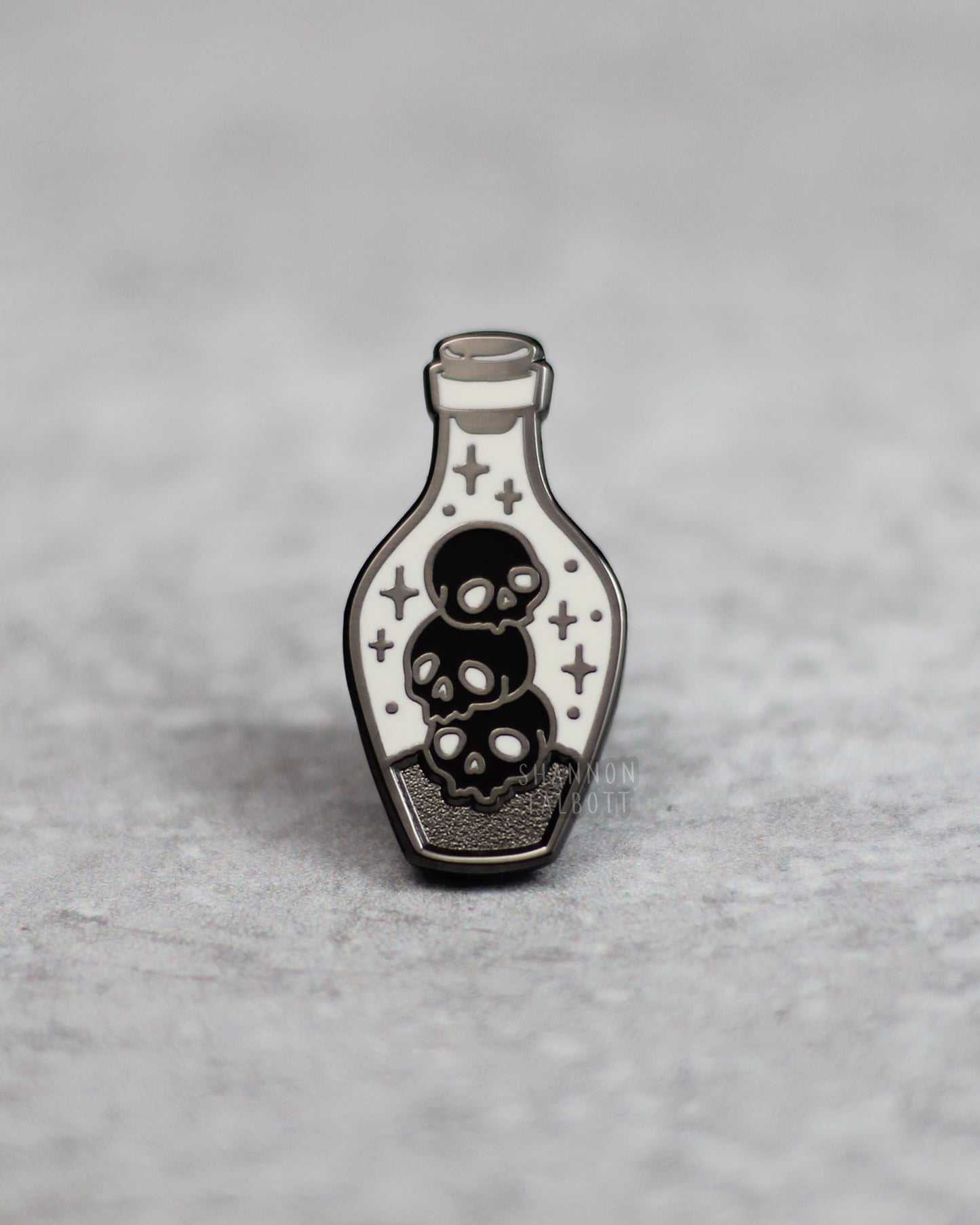 Dark Potion Enamel Pin - Black Nickel