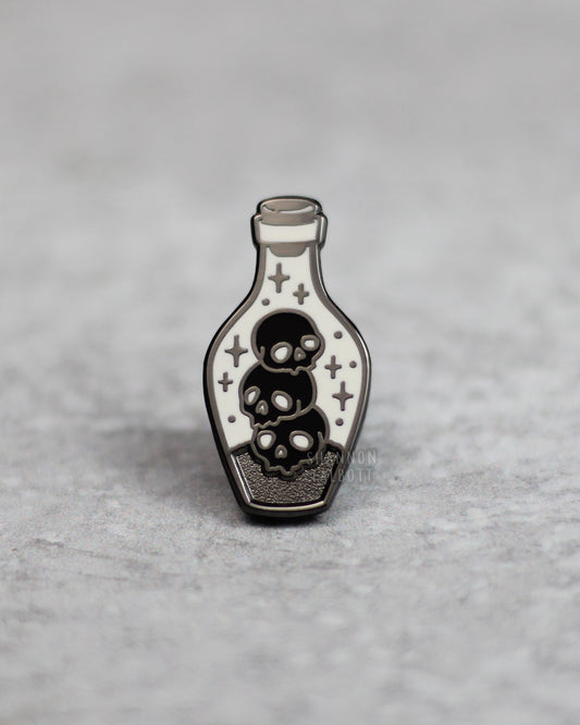 Dark Potion Enamel Pin - Black Nickel