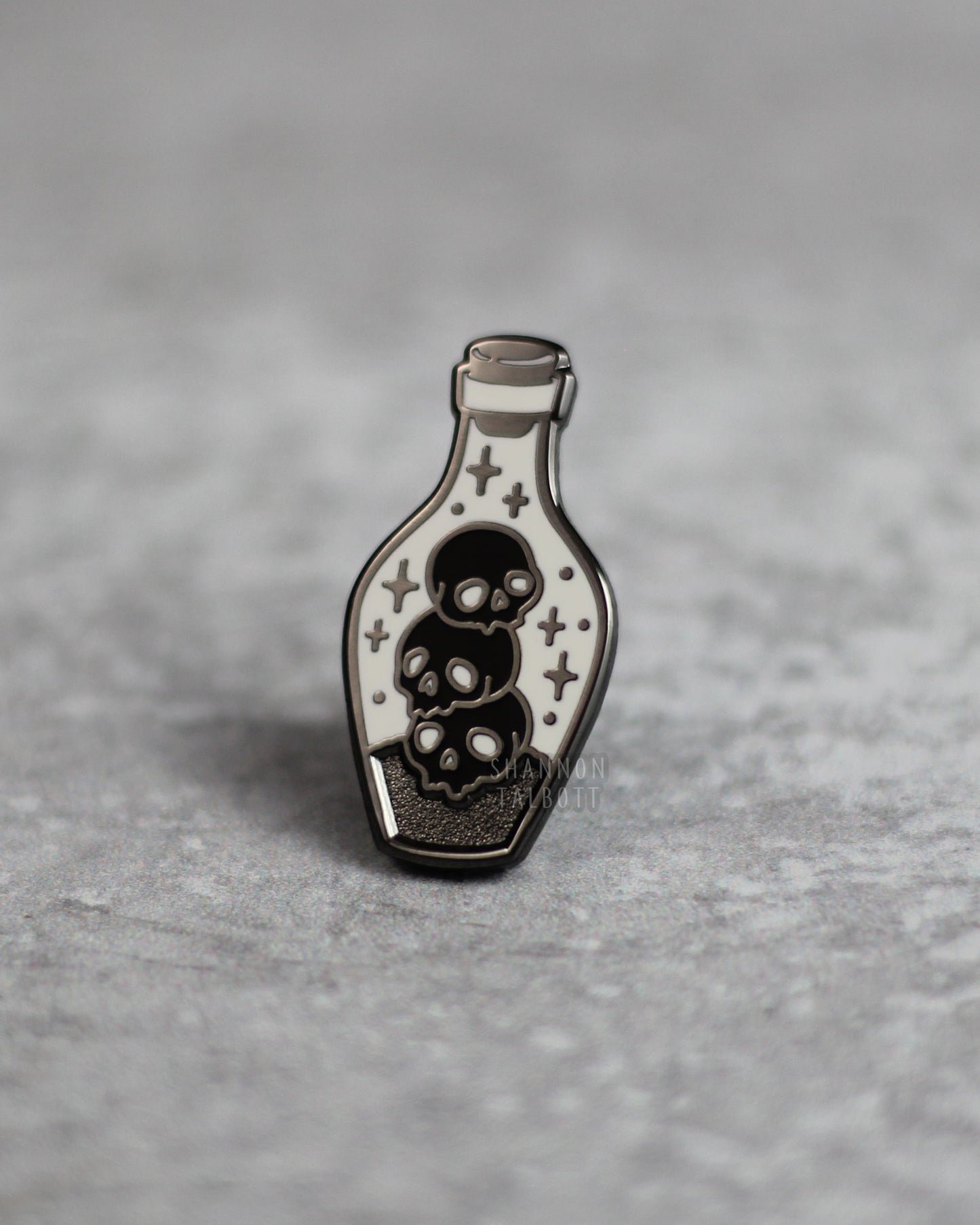 Dark Potion Enamel Pin - Black Nickel