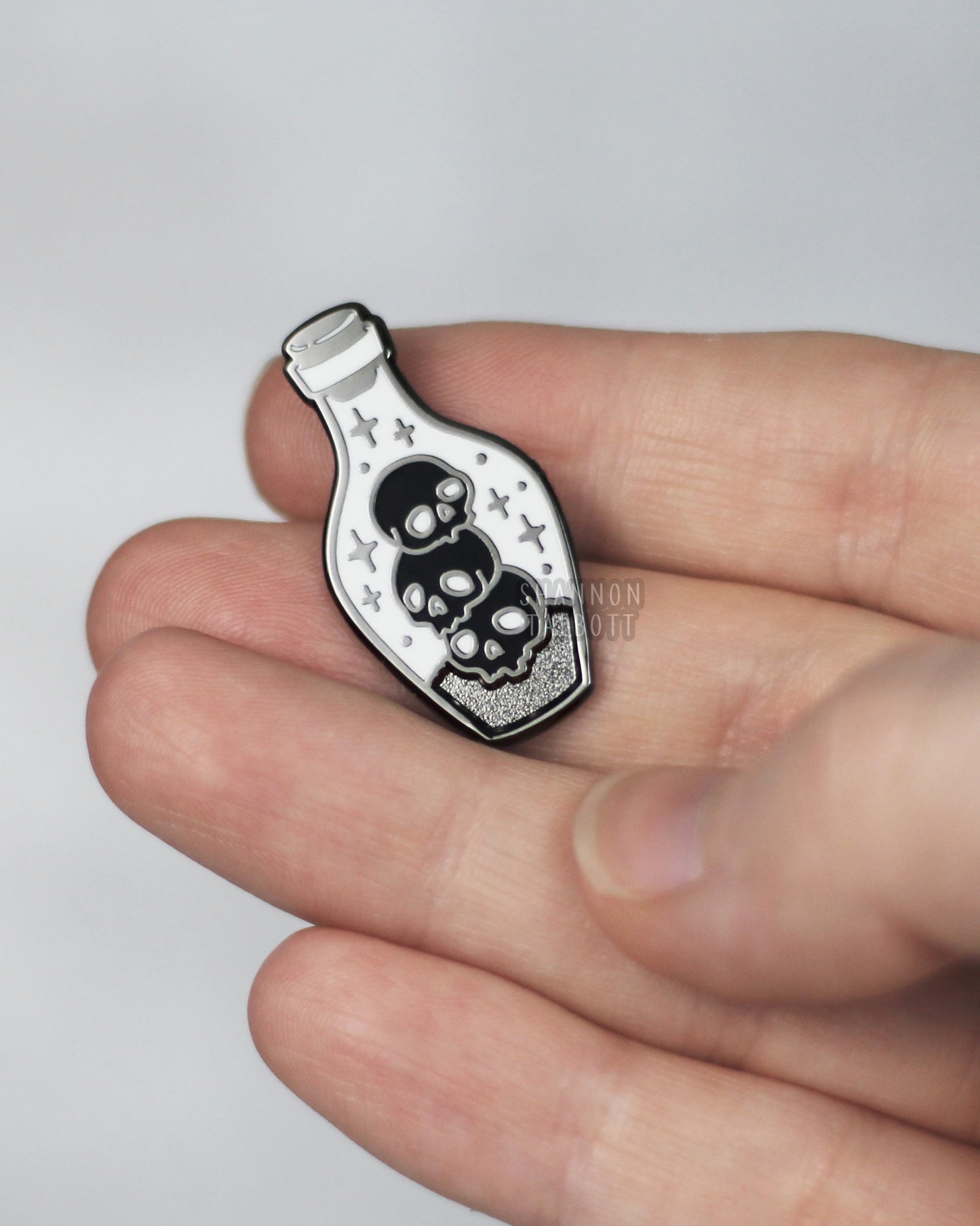 Dark Potion Enamel Pin - Black Nickel