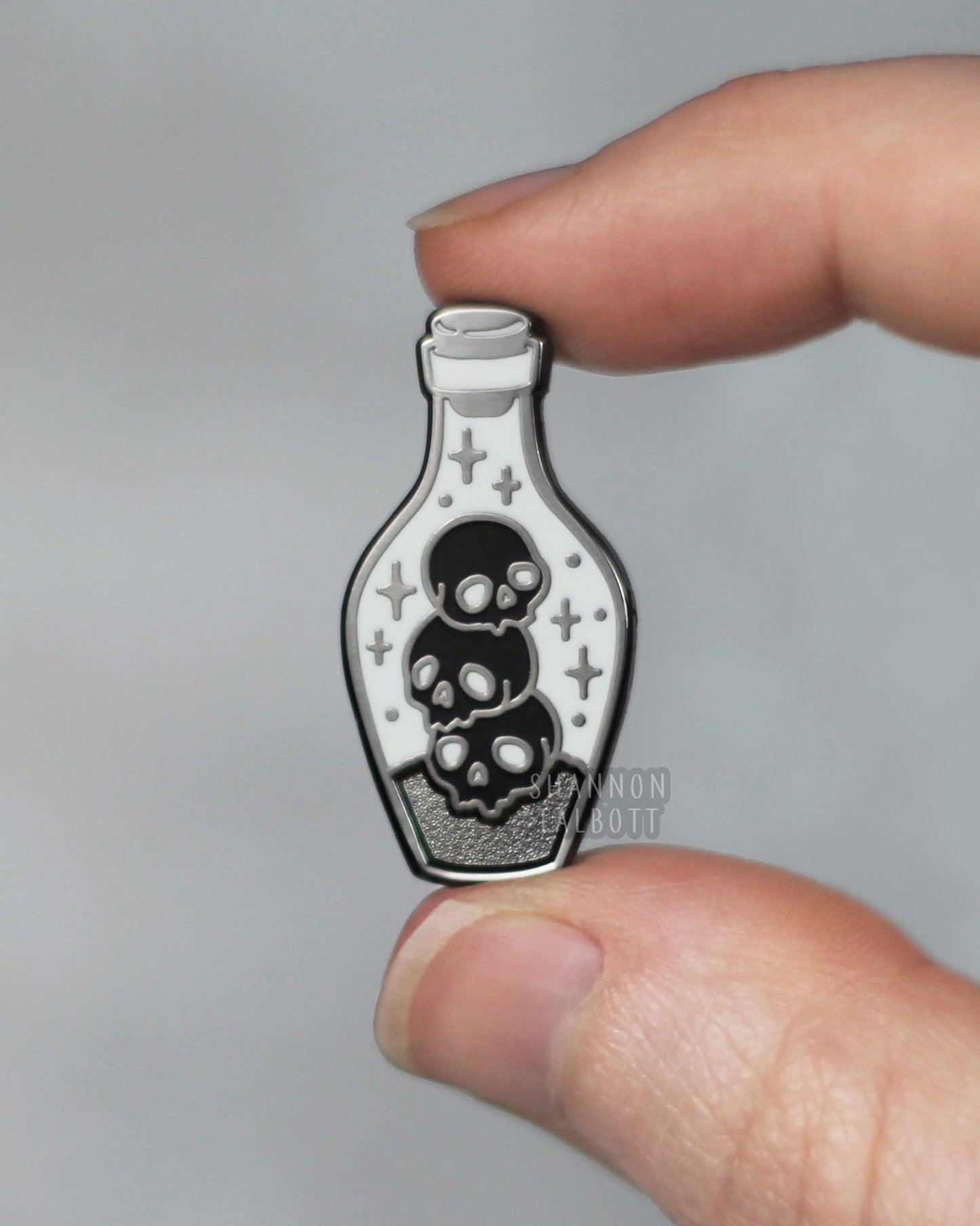 Dark Potion Enamel Pin - Black Nickel